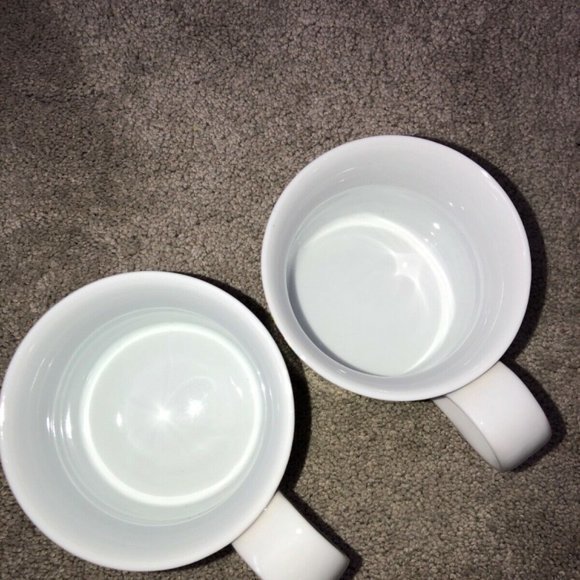 Starbucks 2008 Multi Colored Rainbow Stripe Coffee Mug Set‎ (2) - Picture 10 of 12